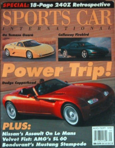 SPORTS CAR INTERNATIONAL 1997 AUG/SEPT - COPPERHEAD, DE TOMASO GUARA,FIREBIRD